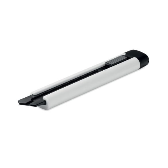 Cutter mare retractabil, ABS, alb