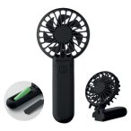 Ventilator portabil pliabil, ABS, negru