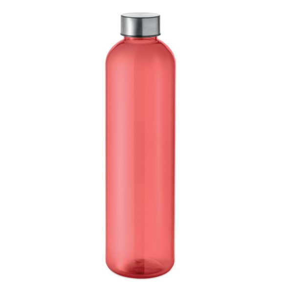Sticla RPET 1000ml, RPET, rosu transparent