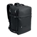 Rucsac cu dimensiune cabina, RPET, negru