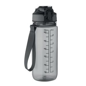 Sticla sport 700ml             MO2792-25, RPET, gri transparent