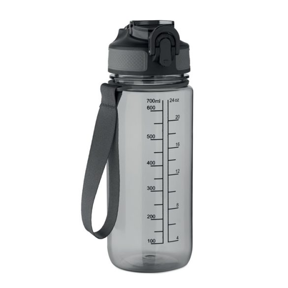 Sticla sport 700ml             MO2792-25, RPET, gri transparent