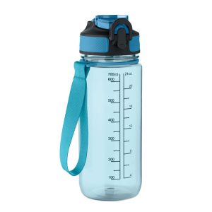 Sticla sport 700ml             MO2792-27, RPET, albastru deschis transparent