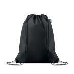 Sac snur RPET netesut, RPET, negru