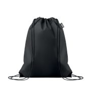 Sac snur RPET netesut, RPET, negru