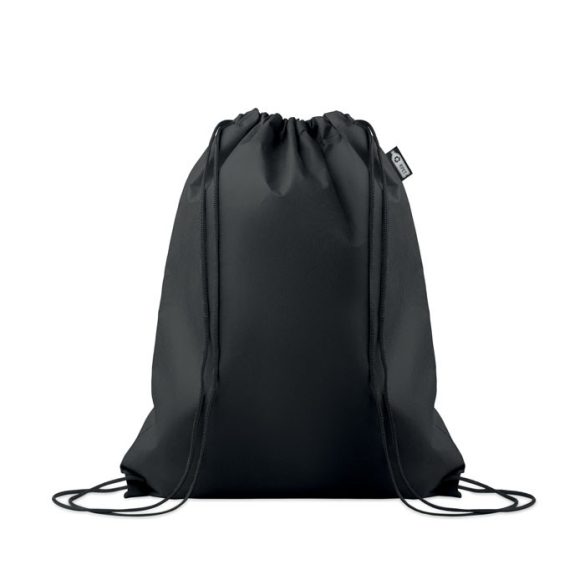 Sac snur RPET netesut, RPET, negru