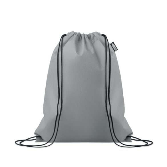 Sac snur RPET netesut, RPET, gri