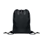 Rucsac copii cu snur 190T RPET, RPET, negru