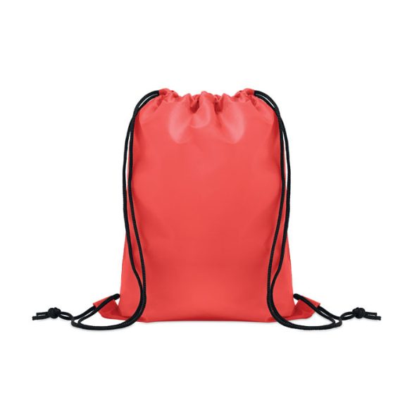 Rucsac copii cu snur 190T RPET, RPET, rosu