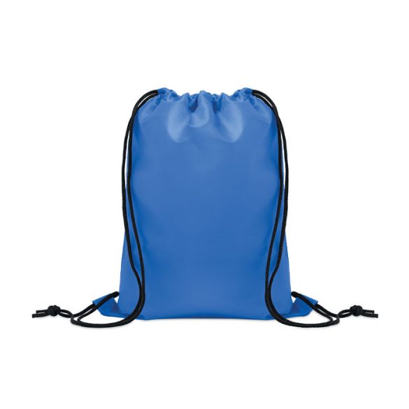 Rucsac copii cu snur 190T RPET, RPET, albastru regal