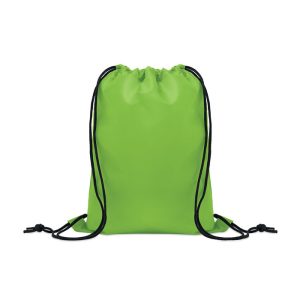 Rucsac copii cu snur 190T RPET, RPET, lime