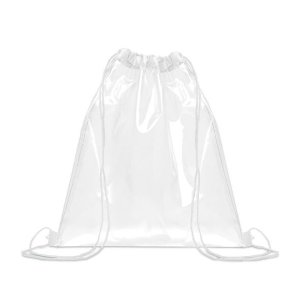 Punga transparenta cu snur, Eva, alb