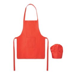 Set de bucatarie pentru copii, Non woven, rosu