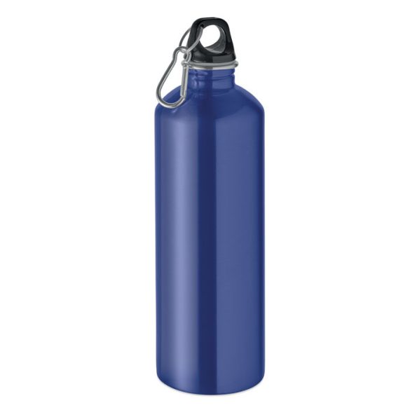 Sticla cu perete simplu 1000ml, Stainless steel, albastru