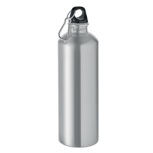 Sticla cu perete simplu 1000ml, Stainless steel, argint mat