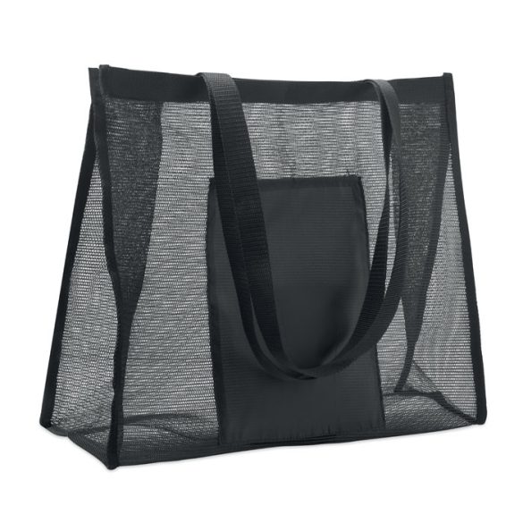 Sacosa cumparaturi RPET, RPET, negru