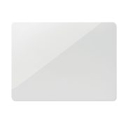 Magnet dreptunghiular din PVC, PVC, alb