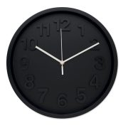 Ceas de perete din PP, Polypropylene PP, negru