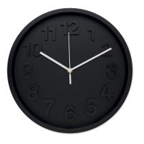 Ceas de perete din PP, Polypropylene PP, negru