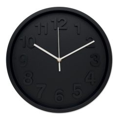 Ceas de perete din PP, Polypropylene PP, negru