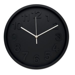 Ceas de perete din PP, Polypropylene PP, negru