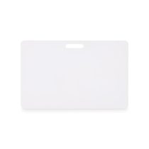 Insigna lanyard 54 x 86mm, PVC, alb