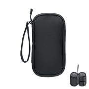 Pouch organizator 600D RPET, RPET, negru