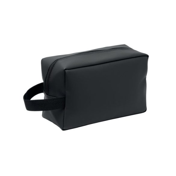 Geanta cosmetica 600D RPET, RPET, negru