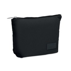 Geanta cosmetica din raiat, Polyester, negru