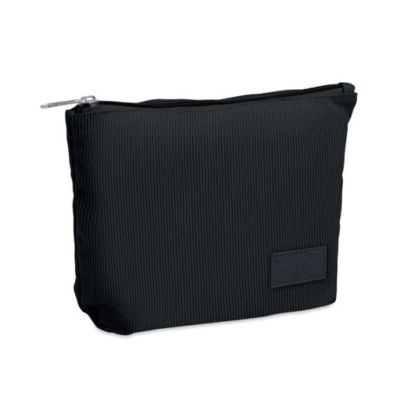 Geanta cosmetica din raiat, Polyester, negru