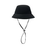 Palarie de pescar impermeabila, Nylon, negru