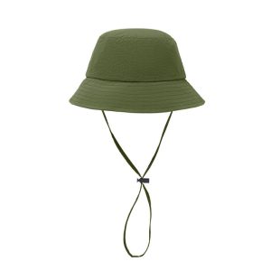 Palarie de pescar impermeabila, Nylon, Verde militar