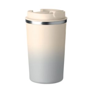 Pahar cu perete dublu 350 ml, Stainless steel, gri