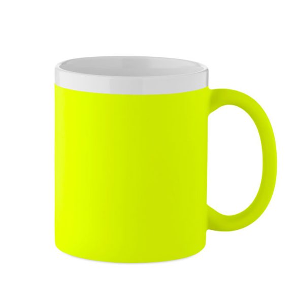 Cana ceramica 300ml, Stoneware, galben neon