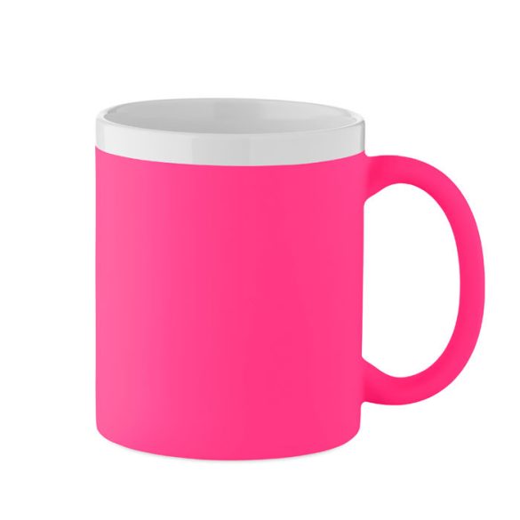 Cana ceramica 300ml, Stoneware, neon fucsia