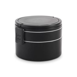 Caserola PP 2 niveluri 950ml, Polypropylene PP, negru