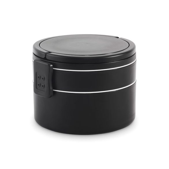 Caserola PP 2 niveluri 950ml, Polypropylene PP, negru