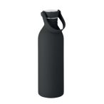 Sticla cu perete simplu 500 ml, Stainless steel, negru