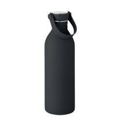 Sticla cu perete simplu 500 ml, Stainless steel, negru