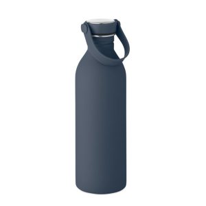Sticla cu perete simplu 500 ml, Stainless steel, albastru marin francez
