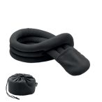 Perna de calatorie pliabila, Polyester, negru