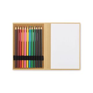 Set de desen pentru copii, Wood, bej