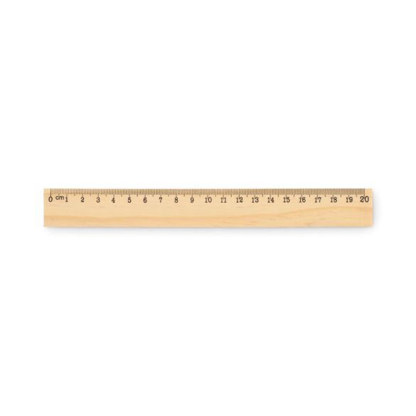 Rigla din lemn 20cm, Wood, lemn