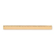 Rigla din lemn 30cm, Wood, lemn