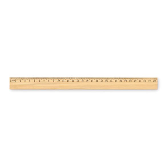 Rigla din lemn 30cm, Wood, lemn