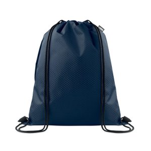 Rucsac cu snur din RPET 420D, RPET, albastru