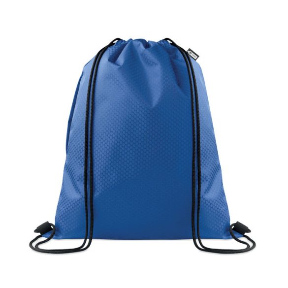 Rucsac cu snur din RPET 420D, RPET, albastru regal