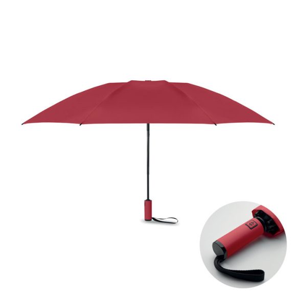 Umbrela 23" rezistenta vant, RPET, burgundy