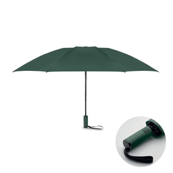 Umbrela 23" rezistenta vant, RPET, verde