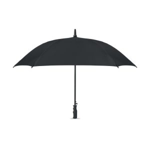 23'' Umbrela patrata anti-vant, Polyester, negru
